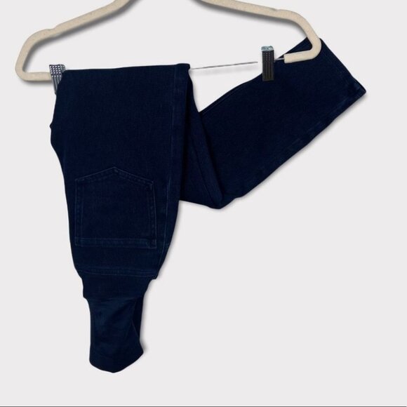 Spanx Mama Ankle Leggings Jean-Ish Jeggings Dark Blue Size XS Magic Supportive - Picture 6 of 13